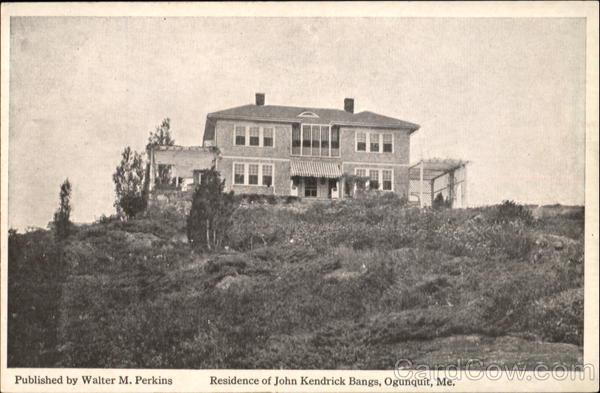 Residence Of John Kendrick Bangs Ogunquit Maine