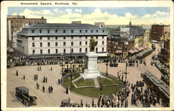Monument Square Portland Maine