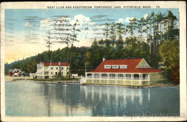Boat Club And Auditorium, Pontoosuc Lake Pittsfield Massachusetts
