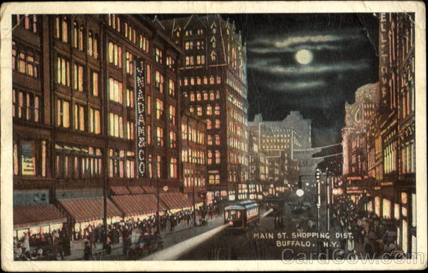 Main St Shopping Dist Buffalo New York