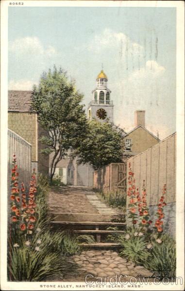 Stone Alley Nantucket Island Massachusetts
