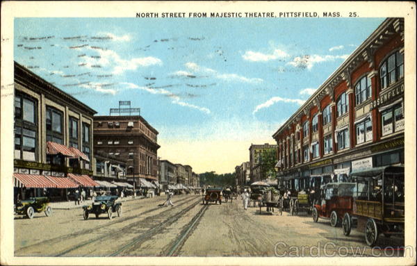 North Street From Majestic Theatre Pittsfield Massachusetts