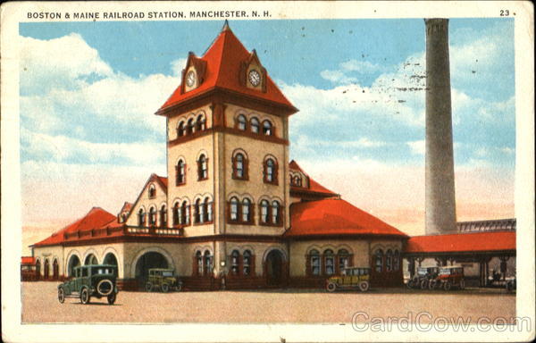 Boston & Maine Railroad Station Manchester New Hampshire