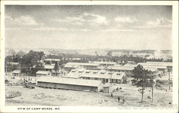 View Of Camp Meade Fort Meade Maryland
