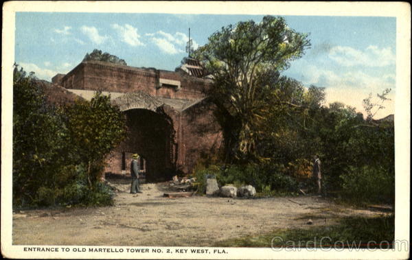Entrance To Old Martello Tower, No. 2 Key West Florida