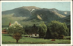 Snow Cross On Mt. Lafayette Postcard