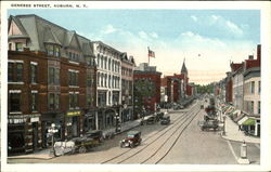 Genesee Street Auburn, NY Postcard Postcard