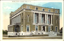 Elks Club Union City, NJ Postcard Postcard
