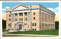 Masonic Temple Postcard
