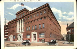 Masonic Temple Postcard