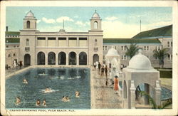 Casino Swimming Pool Postcard