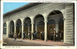 Outdoor Post Office Postcard