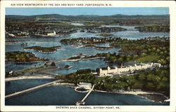 Air View Wentworth By The Sea And Navy Yard Postcard