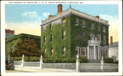 Art Museum Of Portland L.D.M. Sweat Memorial Postcard