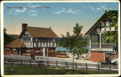 Pond House Jamaica Plain, MA Postcard Postcard