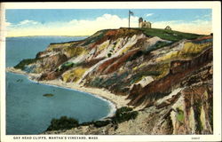 Gay Head Cliffs Postcard