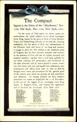The Mayflower Compact Postcard