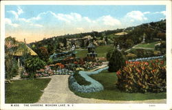 The Gardens Mohonk Lake, NY Postcard Postcard