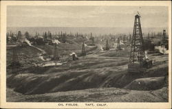 Oil Fields Postcard