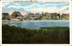 Looking East Lords Point, CT Postcard Postcard