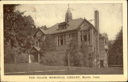 The Noank Memorial Library Postcard