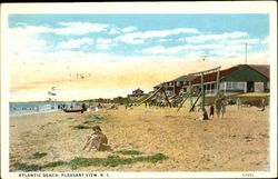 Atlantic Beach Pleasant View, RI Postcard Postcard