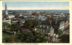 Looking From St. Michael's Steeple Postcard