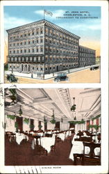 St. John Hotel & Dining Room Postcard