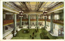 Hotel Utah Lobby Salt Lake City, UT Postcard Postcard