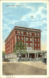 Hotel Bristol Virginia Postcard Postcard
