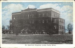 St. Gabriels Hospital little Falls, MN Postcard Postcard