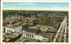 Bird's Eye View Of Omaha Postcard