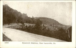 Roosevelt Highway Laceyville, PA Postcard Postcard