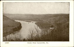 Scene Near Laceyville Pennsylvania Postcard Postcard