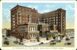 The Majestic Broad Street, Girard Avenue Postcard