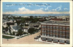 Business Section From Plaza Theatre St. Petersburg, FL Postcard Postcard