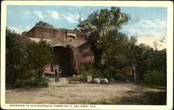 Entrance To Old Martello Tower, No. 2 Postcard