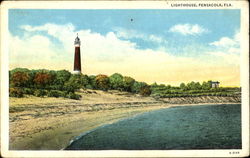Lighthouse Pensacola, FL Postcard Postcard