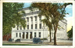 Albany County Court House New York Postcard Postcard