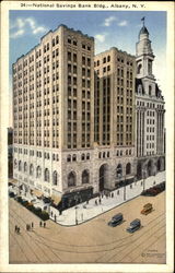 National Savings Bank Bldg. Albany, NY Postcard Postcard