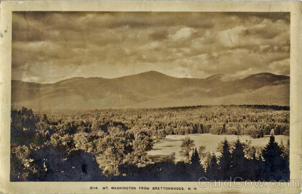 MT. Washington from Bretton Woods New Hampshire