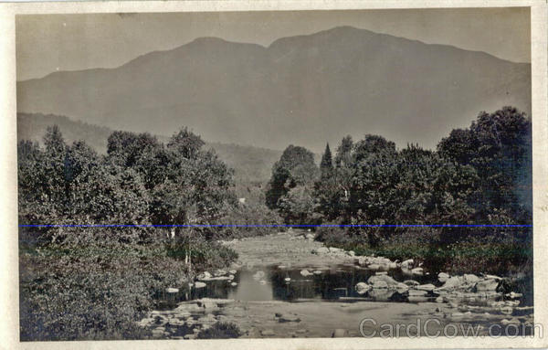 View of Maine Kingfield R. A. HUSE