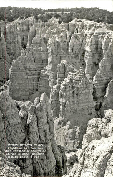 Canyon View Badlands National Park South Dakota