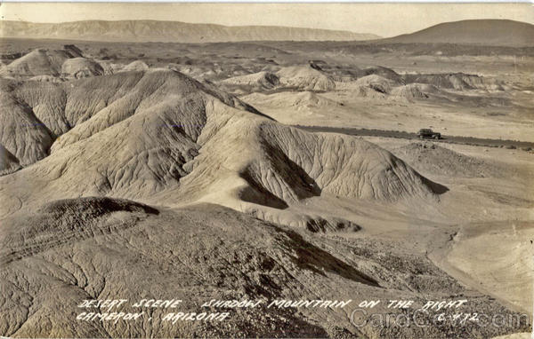 Desert Scene Shadow Mountain on the Right Cameron Arizona