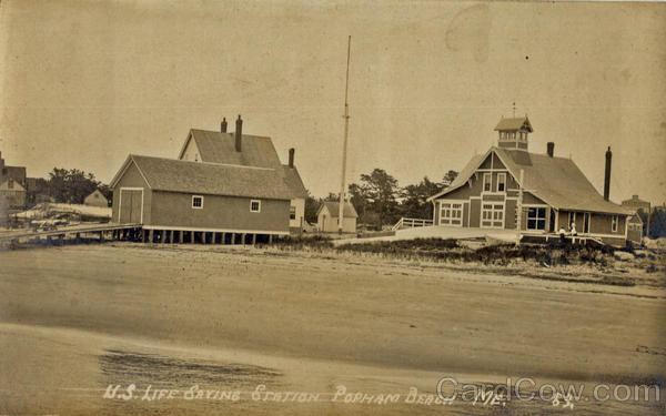 U. S. Life Saving Station Popham Beach Maine