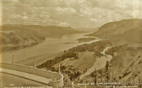 Gorge of the Columbia Columbia River Highway Oregon