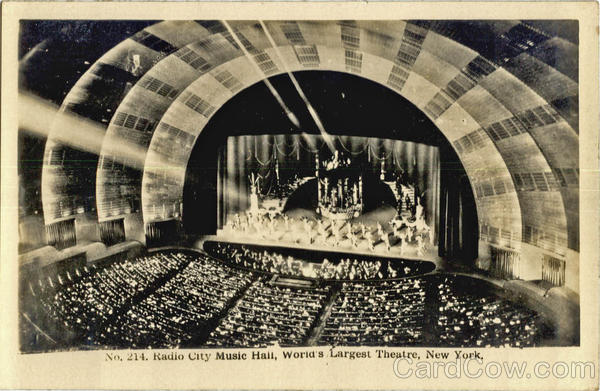 Radio City Music Hall, World's Larget Theatre New York City