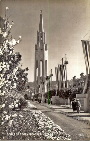 Court of Seven Seas Golden Gate Internation Exposition San Francisco California