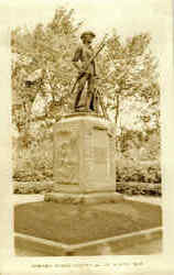 The Minute Man Statue Concord, MA Postcard Postcard