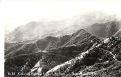 Generals Highway from Moro Rock Postcard